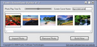 FoxArc Screen Saver Builder screenshot
